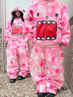 Y2k Retro Men Women Zipper Hoodie Harajuku Hip Hop Cartoon Cat Print Camo Hoodies Couple Casual Loose Outdoor Sweatshirt Clothes