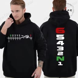 Electrobiker Velocidades Men's Hoodie Supermoto Hoodies Men Women Streetwear Pullover Harajuku Hoodies Motorcycle Gear Shift Top