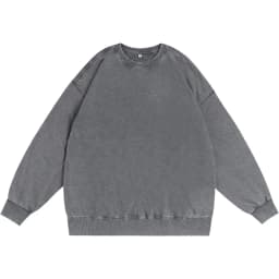 Fashion Washed Sweatshirt Custom Logo Casual Tie-dye Pullover Print Embroidery Company Team Design European And American Size