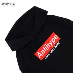 Harajuku Streetwear Oversized Men's Hooded Pullover I BALL WAS RAWT Graphic Print Hoodies Sweatshirts Hip Hop Punk Tops Goth Y2k