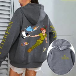 Peter Pan Men Hoodie Cartoon Anime Women Pullover Tops 2026 New Fashion Autumn Winter Couple Sweatshirts Clothes