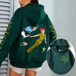 Peter Pan Men Hoodie Cartoon Anime Women Pullover Tops 2026 New Fashion Autumn Winter Couple Sweatshirts Clothes