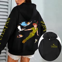 Peter Pan Men Hoodie Cartoon Anime Women Pullover Tops 2026 New Fashion Autumn Winter Couple Sweatshirts Clothes