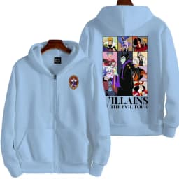 Villains Evil Queen Women Zipper Hoodie Cartoon Anime Spring Autumn Men Sweatshirt 2026 New Fashion Couple Jackets Coats