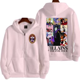 Villains Evil Queen Women Zipper Hoodie Cartoon Anime Spring Autumn Men Sweatshirt 2026 New Fashion Couple Jackets Coats