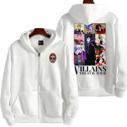 Villains Evil Queen Women Zipper Hoodie Cartoon Anime Spring Autumn Men Sweatshirt 2026 New Fashion Couple Jackets Coats