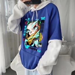 Japan Anime My Hero Academia Midoriya Izuku Deku Printed Hooded Men Women Hoodies Plus Size Sweatshirt Harajuku Male Streetwear