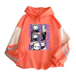 Anime My Hero Academia Hoodies Shinso Hitoshi Print Pullover Sweatshirts Harajuku Cartoon Style Crewneck Women Men Street Hoody