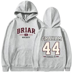 Off Campus Briar University Hockey Graham 44 Graphic Hoodie Men Women Vintage Oversized Sweatshirt Male Fashion Pullover Hoodies