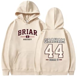 Off Campus Briar University Hockey Graham 44 Graphic Hoodie Men Women Vintage Oversized Sweatshirt Male Fashion Pullover Hoodies