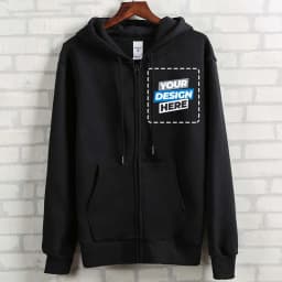 customized LOGO spring and autumn Joker young men's and women's solid zipper cardigan fleece hoodie jacket women coat
