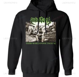 Vintage THRASH METAL SEPULTURA Woman Man Graphic Hoodie Merry Christmas Gift Autumn and Winter Sweatshirt Classic Ropa Hombre