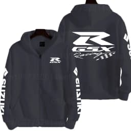 Suzuki GSXR Racing Motorcycle Men's Spring and Autumn New Zipper Hoodie Outdoor Sports Clothing Women's Running Coat