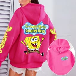 Spongebob Women Hoodie Cartoon Anime Spring Autumn Men Sweatshirt 2026 New Fashion Korean Style Couple Pullover Tops