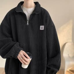 Men Harajuku Sweatshirts 2025 New Streetwear Unisex Couple Basic Pullover Outwear