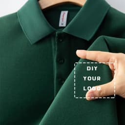 customized LOGO Premium Cozy Quarter Sweatshirts Unisex 310 gsm Velvet Polo Collar Quality Cotton Mens Sweatshirts LS-GT2516