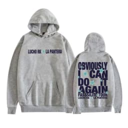 Lucho Rk La Pantera Fasssilito Tour 2026 Print Hoodies Men Women Fashion Trend Gothic Sweatshirts Casual High Quality Pullovers
