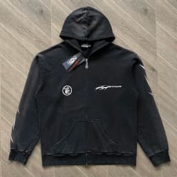 HS Cotton Hoodie With Zipper Wash