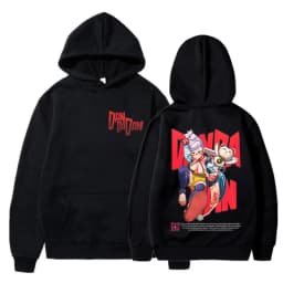 Anime DANDADAN Hoodies Manga Ayase Momo Okarun Hoodie Men Women Casual Hoodie Fashion Streetwear Dan Da Dan Hooded Sweatshirts