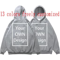 Your OWN Design Brand Logo/Picture Custom Men Women DIY Hoodies Sweatshirt Casual Hoody Clothing 14 Color Loose Fashion New 2023
