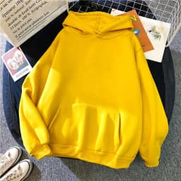 Men's and Women's Solid Color Sweatshirt Pocket Hoodies Sports Fitness Fashionable Casual Pullovers Hoodies Multi Color