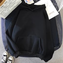 Men's and Women's Solid Color Sweatshirt Pocket Hoodies Sports Fitness Fashionable Casual Pullovers Hoodies Multi Color