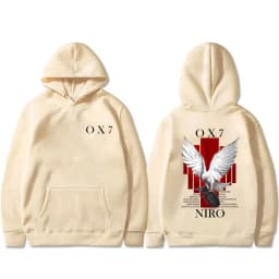 Rapper Niro OX7 Album Graphic hoodie Men Women Hip Hop Fashion Pop Music sweatshirt Male Casual Cotton Vintage pullover hoodies
