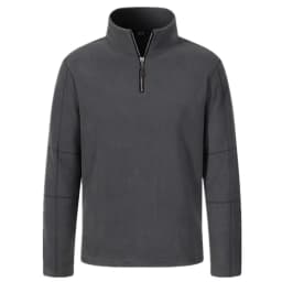 Quality Men's Thicken Warm Polar Fleece Hoodies Fashion Stand Collar Half-zip Pullovers Autumn Winter Casual Sweatshirts for Men