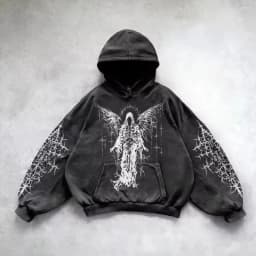 Dark Series Men's Hoodie Sweatshirt Casual Sports Wear Long Sleeve Drawstring Hooded Pullover
