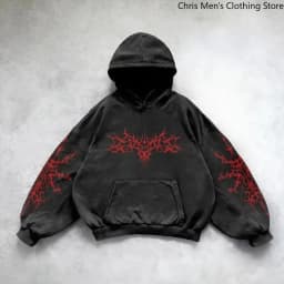 Dark Series Men's Hoodie Sweatshirt Casual Sports Wear Long Sleeve Drawstring Hooded Pullover