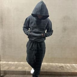 Harajuku Hoodies Men Y2k Hip Hop letter Graphic Print Hooded Sweatshirt Punk Rock Oversized Pullovers Baggy Sweatpants Suits