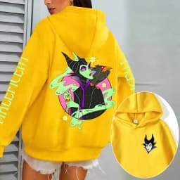 Villains Maleficent Men Hoodie Cartoon Anime Women Pullover Tops 2026 New Casual Autumn Winter Couple Oversized Sweatshirts