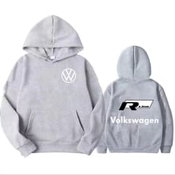 2025 Autumn and winter men's high-quality loose hooded sweatshirt, Volkswagen logo printed comfortable men's hooded sweatshirt