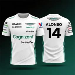 Short Sleeved T-shirt Aston Martin Racing Suit Quick Drying Breathable Motorcycle Fashion Personality Street Trend T-shirt