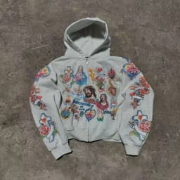 Trendy brand hooded men's and women's letter printed hoodies American high street retro street loose thickened sweatshirt tops