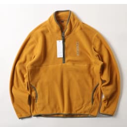 Warm Reversible Half Zip Hoodie Stand Collar Fleece Sweatshirt Men's Sporty Fleece Jacket Outerwear Polyester Fiber Standard Fit