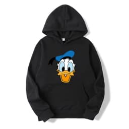 Cartoon Anime Donald Duck 2025 Autumn/Winter Men's Hoodie Women's Street Leisure Sports Couple Fashion Sweatshirt