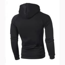 Men Hoodies Sweatshirts Fashion Zipper Long Sleeve Hooded Hoodie Mens Casual Hoody Outwear Hip Hop Streetwear Solid Hoodie Men