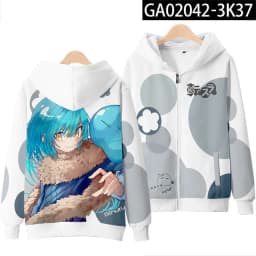 Anime Rimuru Tempest Hooded Hoodies Men Women Long Sleeve Sweatshirt Streetwear Clothes Cosplay Costume