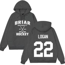 Logan 22 Off Campus TV Series Hoodie Briar University Hockey Tops Men Women Loose Pullover Long Sleeves Gothic Punk Sweatshirt