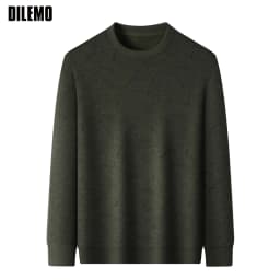 Top Grade Wool+Mulberry Silk New Brand Casual Fashion Street Crewneck Pullover Velvet Hoodies Sweatshirts Men's Clothing