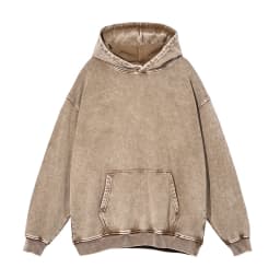 ZODF New Autumn Winter Men 420gsm Hoodies Streetwears High Street Heavy Weight Washed Cotton Sweatshirts Brand Tracksuit HY0307