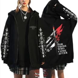 Game Clair Obscur Expedition 33 for Those Who Come After Zipper Hoodie Men Women Otaku Cosplay Harajuku Zip Up Jacket Sweatshirt
