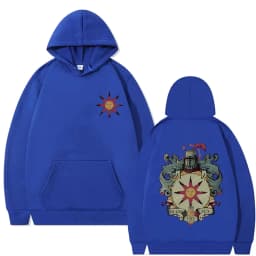 Game Dark Souls Church of The Sun Graphic Hoodie Men Women Fashion Gothic Rock Streetwear Men's Casual Vintage Oversized Hoodies