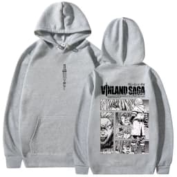 Anime Vinland Saga Hoodies Manga Thorfinn Karlsefni Graphic Men's Women Clothing Hooded Sweatshirts Harajuku Oversized Pullovers