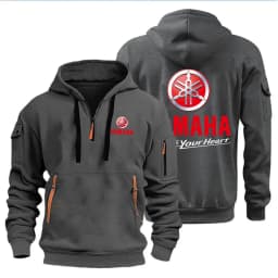 Spring Autumn men's Yamaha logo printed casual hoodie sportswear fleece warm jacket set shirt outdoor racing fan clothing 2026