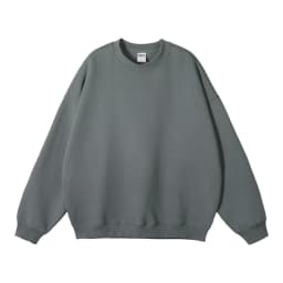 ZODF New 2025 Winter 350gsm Fleece Sweatshirts For Men Unisex Casual Loose Basic Solid O-Neck Thick Warm Pullovers HY0635