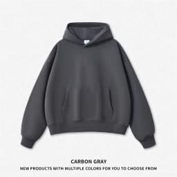 ZODF Fashion Winter Men 500gsm Fleece Hoodies Unisex Loose Fit Heavy Weight Thick Warm Hooded Pullovers Coats Streetwears HY0045
