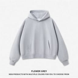 ZODF Fashion Winter Men 500gsm Fleece Hoodies Unisex Loose Fit Heavy Weight Thick Warm Hooded Pullovers Coats Streetwears HY0045