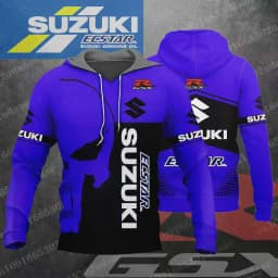 suzuki 2026 New Racing Men's and Women's Motorcycle Enthusiasts Sports and Leisure Zipper Hoodie